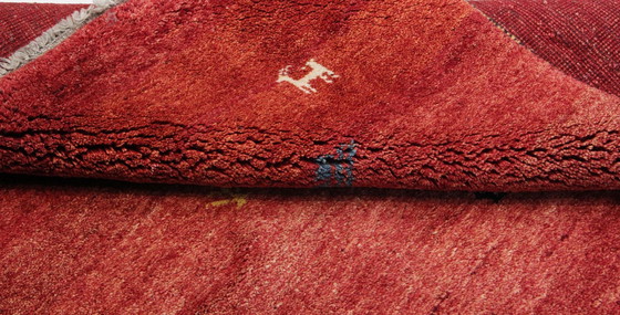 Image 1 of Origineel Perzisch tapijt Gabbeh Ghashghai Oosters tapijt 198 cm x 140 cm Oud Natuurlijk