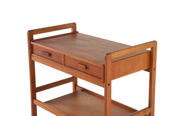 Image 1 of Danish trolley with two drawers 'Favrholt' vintage