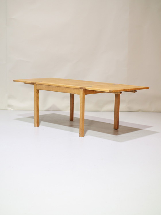 Image 1 of Folding Coffee Table Oak Danish Vintage
