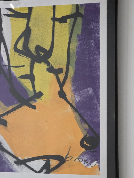 Image 1 of Herman Brood - Man with Horse - 79/100 - Hand signed