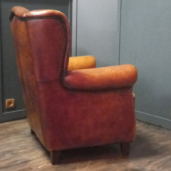 Poltrona Robusta Vintage in Pelle di Pecora – Poltrone, Leather (photo 4 of 15)