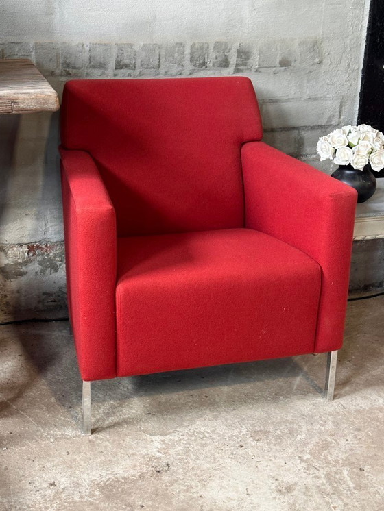 Image 1 of 2 fauteuils en acier Morso conçus par Enrico Franzolini