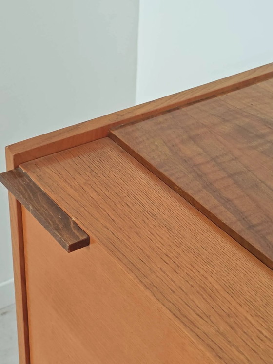 Deken kist of minibar Frantisek Mezulanik voor Up Zavody 60 – Barkrukken, Wood, Mid Century Modern (photo 13 of 30)