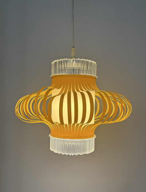 Vintage hanging lamp in space age style by Aro Leuchten, ca. 1970s