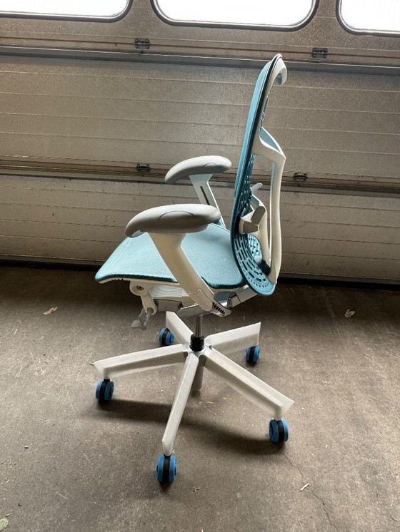 Image 1 of Herman Miller Mirra 2 Butterfly Blue polished refurbished
