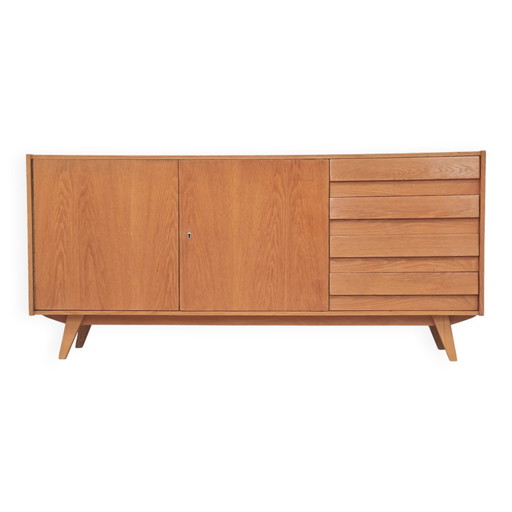 Aparadores U460 madera clara de Jiri Jiroutek para Interier Praha 1960