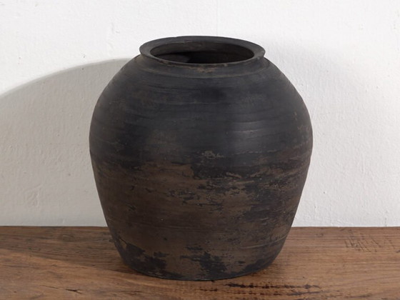 Antique wabi sabi style vase (c.1900) #8 (photo 31 of 34)