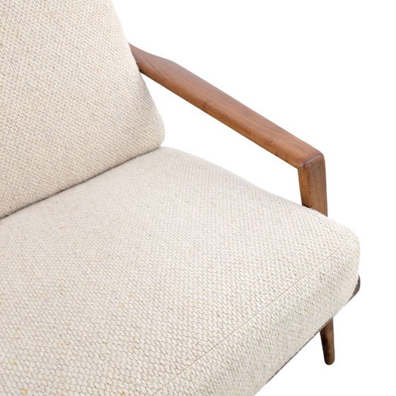 3x Poltrone Vintage Midcentury Noce anni '60 easy chair – Legno (photo 8 of 10)