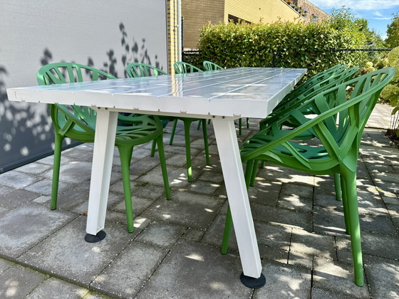 Mesa de la colección Plein Air Extremis Marina en color blanco roto, 335 cm. – Conjuntos de jardín, Polyester (photo 6 of 15)