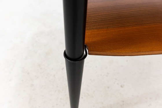 Image 1 of Couchtisch aus Nussbaumholz, Polen, 1960er Jahre