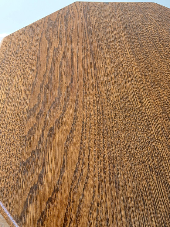 Image 1 of Tavolino vintage ottagonale in rovere massello