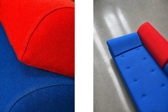 Vintage Mid-Century Danish Modern Memphis Design Sofa Diva Daybed by Gubi Olsen for GUBI, 1984 – Textile (photo 27 of 37)