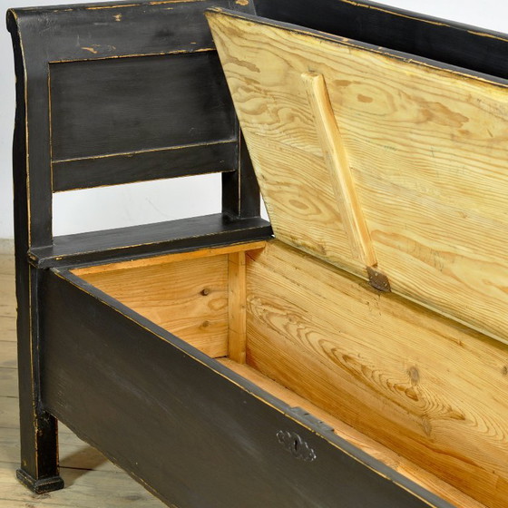 Image 1 of Antique pine drop-top bench, 1900s