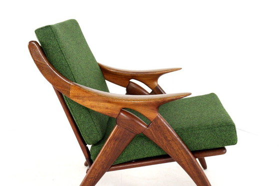 Image 1 of De Ster de Knoop fauteuil 'Glane' vintage gestoffeerd