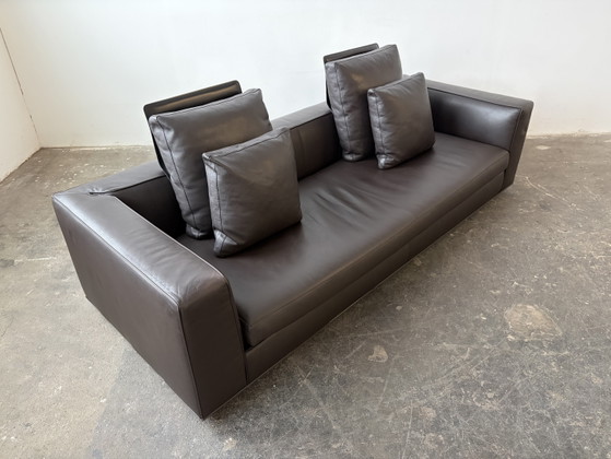 Minotti Powell Canapé Designer Cuir – Canapés 3 places, Leather (photo 11 of 14)