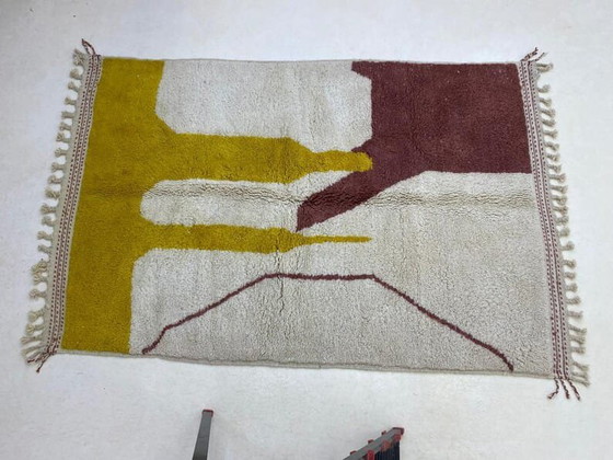 Tapis Marocain D’Atlas Traditionnel Artisanale Authentique 1,5/2,5 M – Ahrend, Wool (photo 4 of 8)