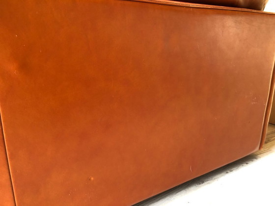 Image 1 of Poltrona Frau Socrates - Hermoso y elegante sofá de diseño italiano en color coñac