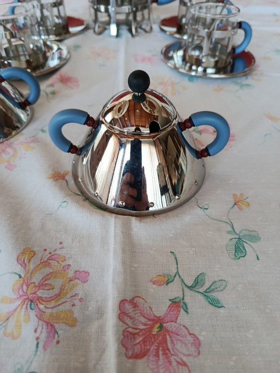 Image 1 of Alessi coffee set, tray and four mugs