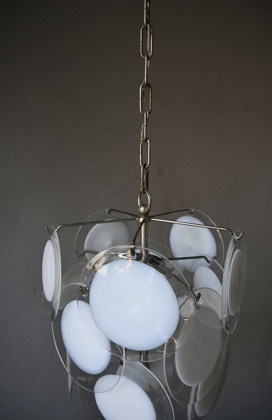 Image 1 of Italian Vistosi chandelier from the 60s or 70s