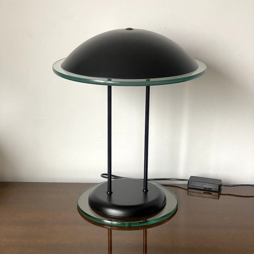 Vintage Pilz Tischlampe Herda 1980er Jahre neuer Zustand