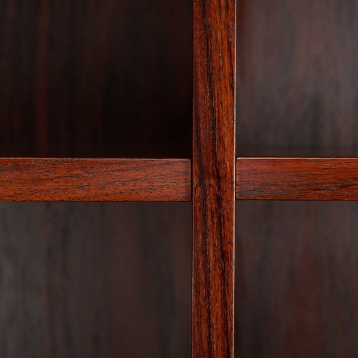 Libreria alta in palissandro Mid-Century Modern di Brouer Mobelfabrik, anni '60