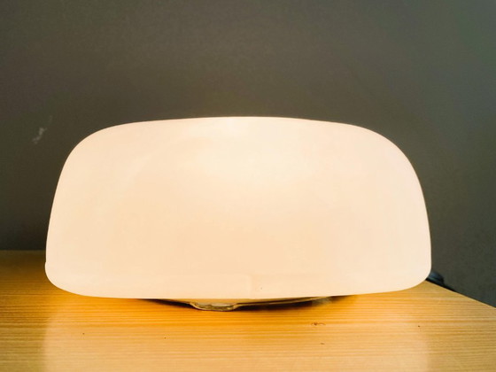 Minimalist white opaline glass pill flush mount light wall or ceiling lamp, Ceiling lights, Minimalisme (photo 2 of 7)