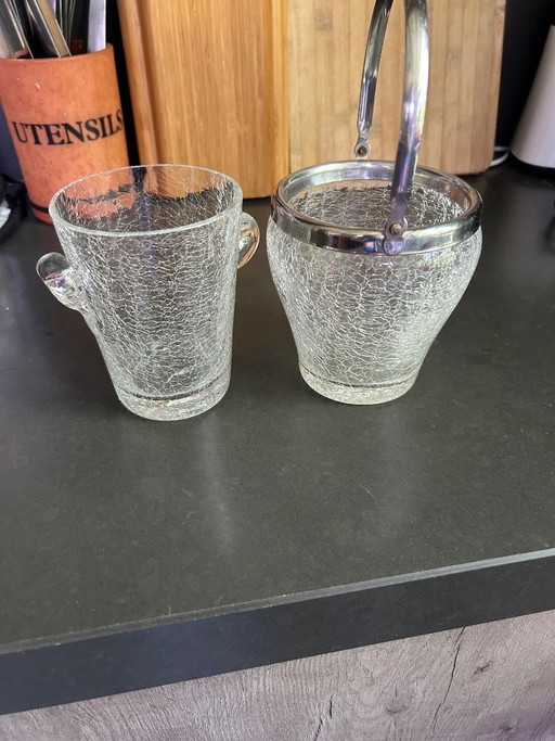 Cracked ice buckets