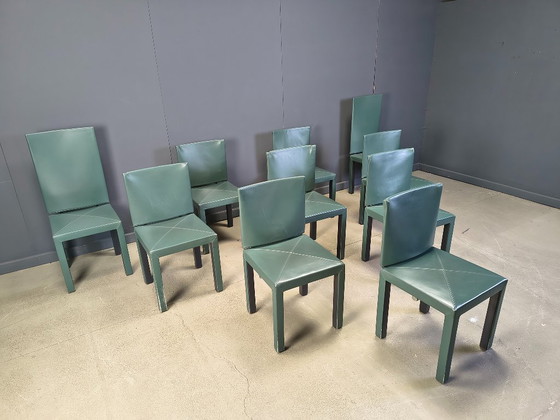 Image 1 of Sedie da pranzo Arcadia di Paolo Piva per B&B Italia set da 10