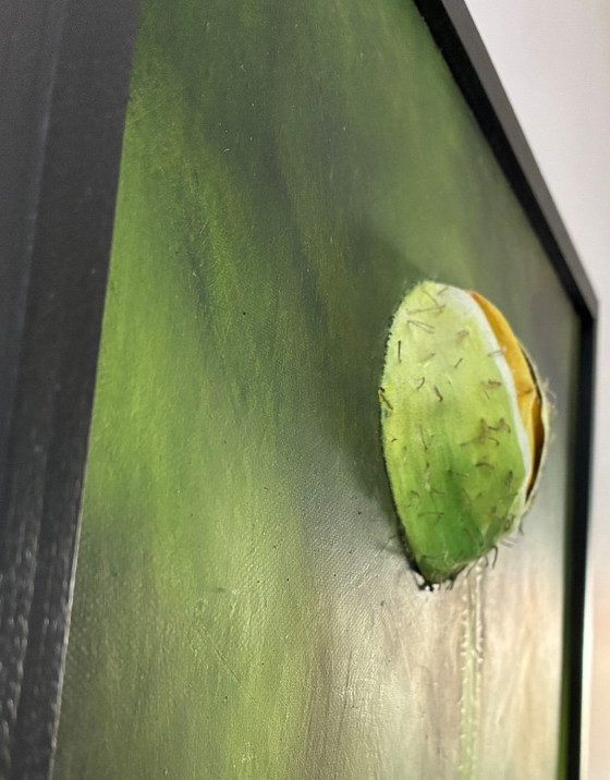 Amapola amarilla, de Cathy Savels – Pinturas y dibujos, Wood, Canvas (photo 4 of 6)