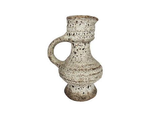 Vest Keramiek - Fat Lava - Bubble Glaze - XL Spouted Jug - Ceramic Vase - 1970s
