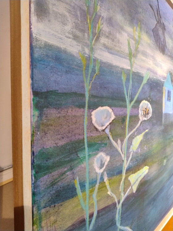 Bloemslapen – Gemälde & Zeichnungen, Wood, Canvas (photo 7 of 8)
