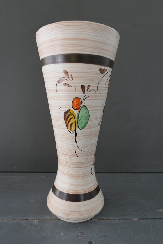 Image 1 of Vintage H. Bequet Quaregnon Vase 738