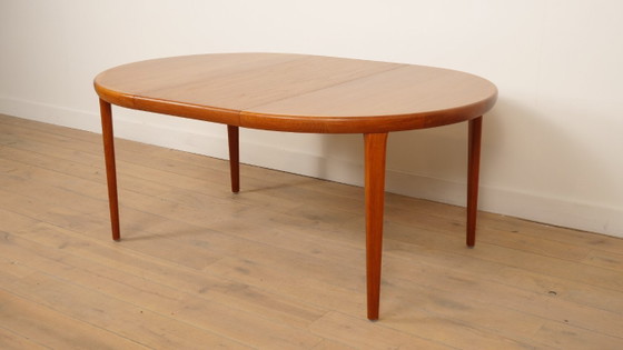 Image 1 of Tavolo da pranzo rotondo vintage | Teak | Allungabile | 120 - 220 cm