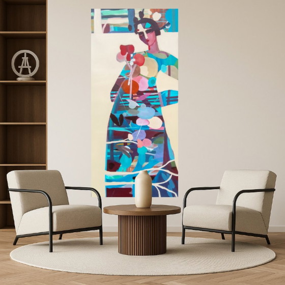 Acrylschilderij 70x150cm – Kunst, Canvas (photo 14 of 15)