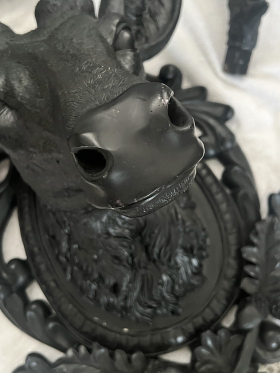 Image 1 of Hirschkopf Wandskulptur