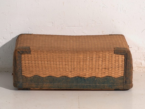 Antique Japanese bamboo baskets with calligraphy – Japan, circa 1930. Set of two – Decorative Objects, Wood (photo 31 of 40)