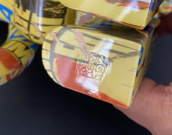 Image 1 of Bearbrick Andy Warhol x Jean Michel Basquiat N3 400% + 100% Medicom Spielzeug