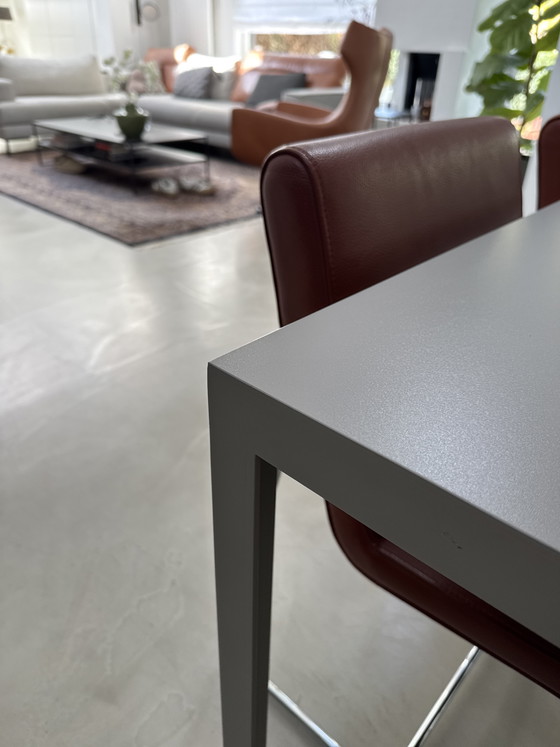 Image 1 of Tavolo da pranzo Metaform K1 in ceramica, colore 817 grigio topo