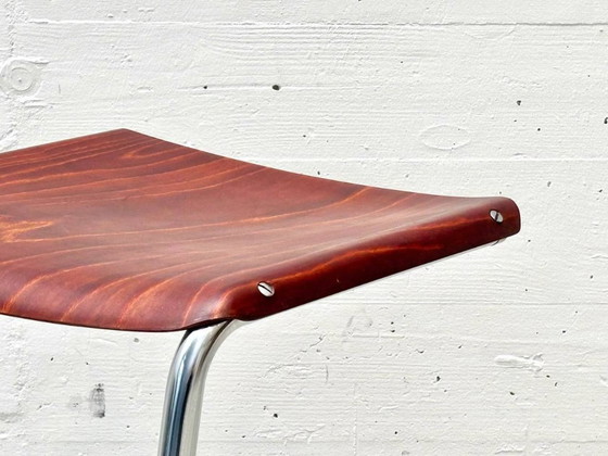 Image 1 of Piétement luge S43 avec tabouret de Mart Stam pour Bremshey & Co, années 1940