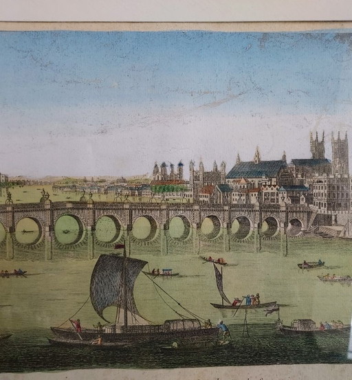 engraving London 1762
