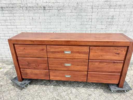 Sideboard made of solid acacia wood