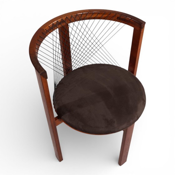 Image 1 of Tranekaer String Beistell-/Esszimmerstuhl von Niels Jorgen Haugesen, 1970