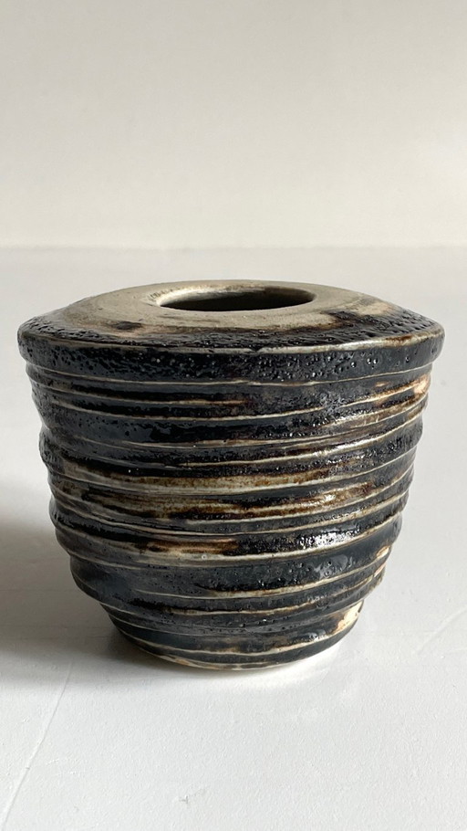 Vaso brutalista vintage fatto a mano