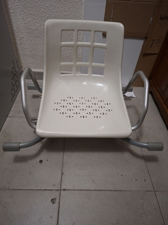 360° Orthopedic Swivel Seat / Chair for Standard Bathtub, Prim, Swivel chairs, Aluminium, White (photo 4 of 5)