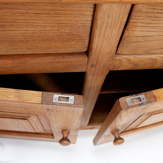 Image 1 of Credenza in stile rustico con 2 ante e 2 cassetti - anni '60