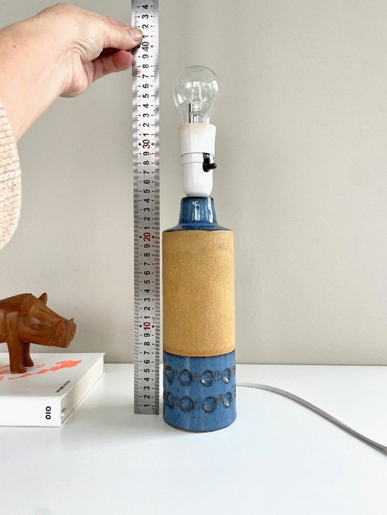 Image 1 of vintage ceramic LAMP BASE Knabstrup Denmark MidCentury