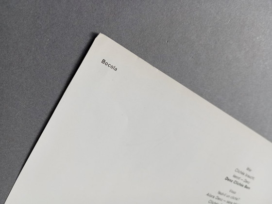 Image 1 of Sandro Bocola industrial 'Clichés Bern ' publicidad litográfica original 1960s