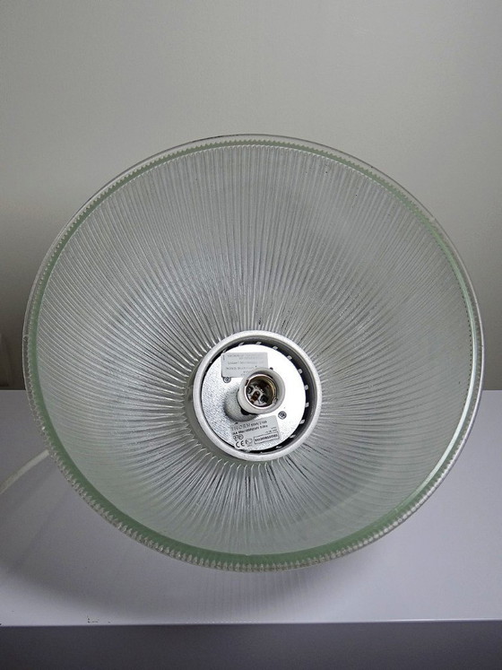 Image 1 of Industrial pendant light in prismatic glass, Holophane type, Thorn, 1998