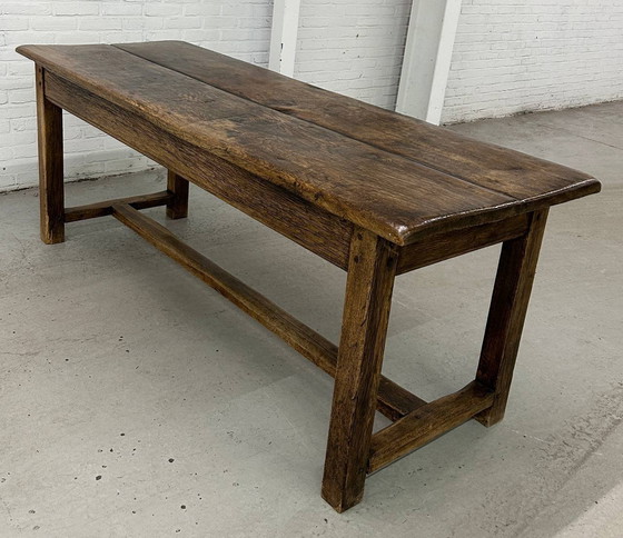 Image 1 of Table paysanne française ancienne