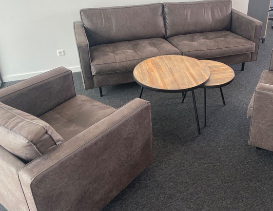2x Fauteuil van Be Pure Home – Leather (photo 5 of 5)